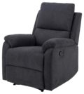 Relaxfauteuil Sabia - Stof Enjoy donkergrijs - Verstelbaar