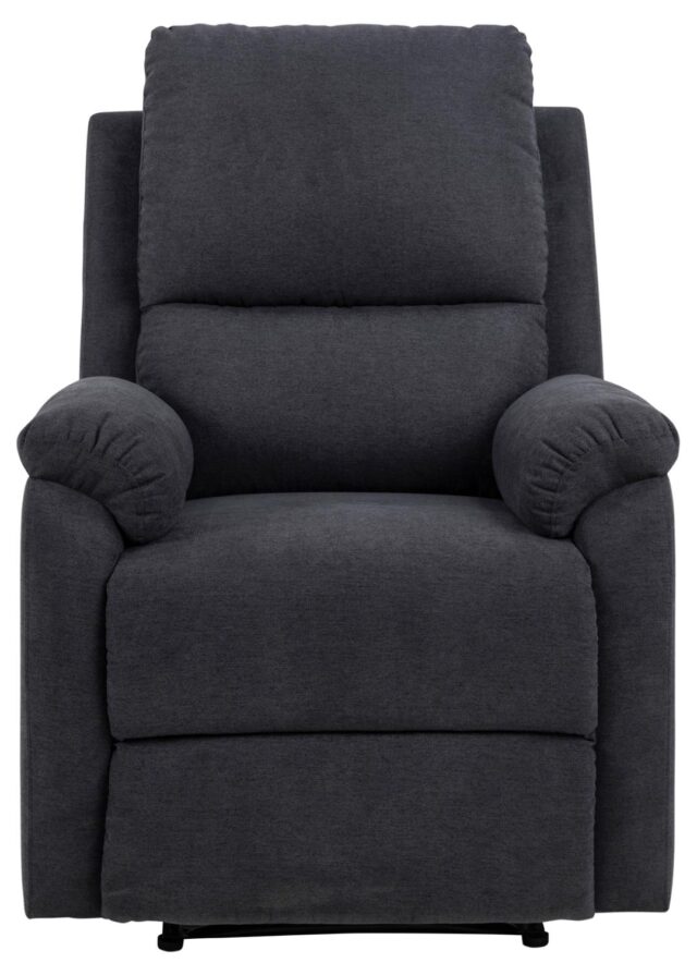 Relaxfauteuil Sabia 8211 Stof Enjoy Donkergrijs 8211 Verstelbaar Relaxfauteuil Sabia 8211 Stof Enjoy Donkergrijs 8211 Verstelbaar