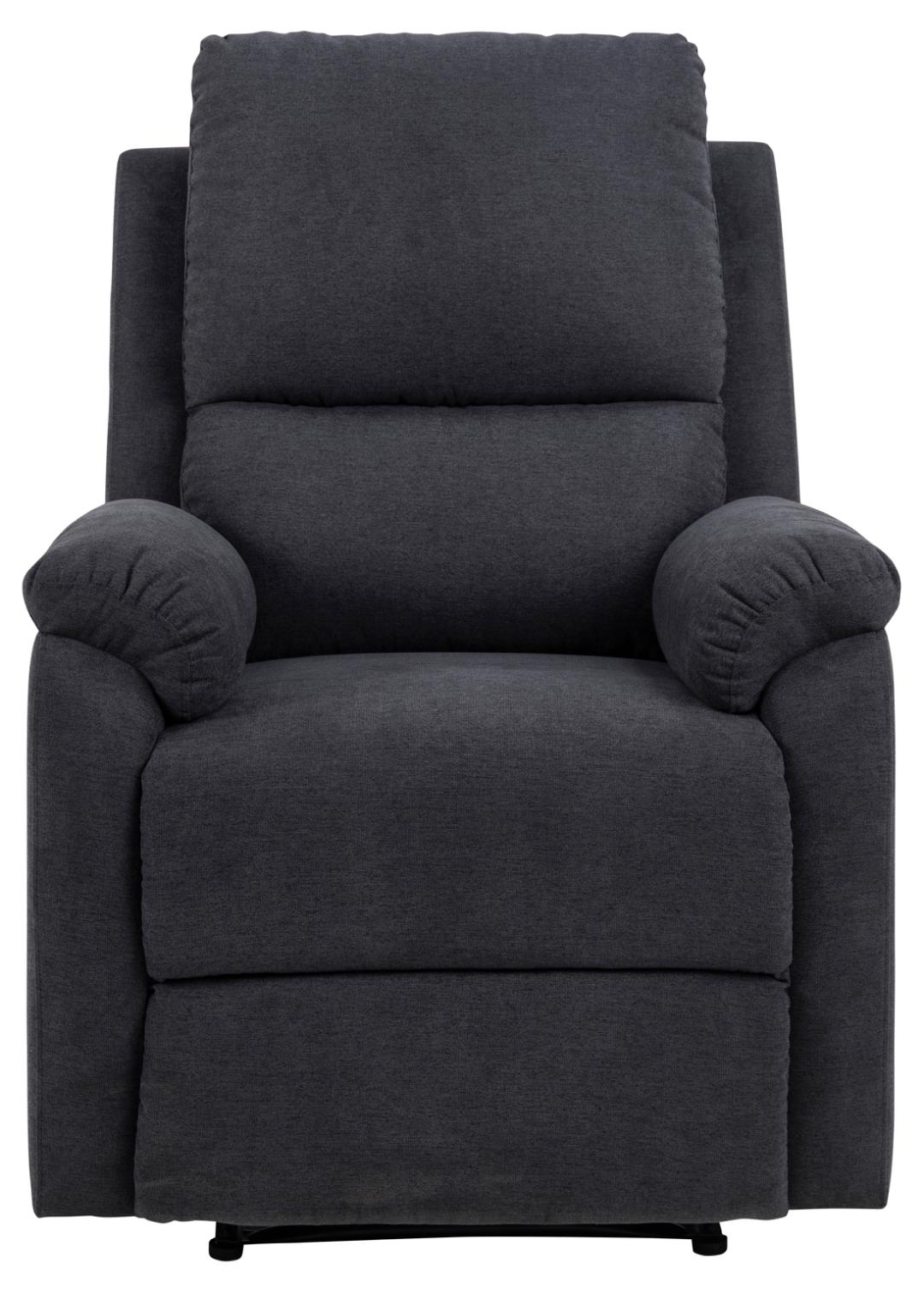 Relaxfauteuil Sabia 8211 Stof Enjoy Donkergrijs 8211 Verstelbaar Relaxfauteuil Sabia 8211 Stof Enjoy Donkergrijs 8211 Verstelbaar