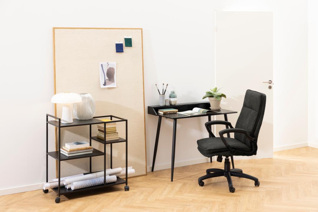 Bureaustoel Brad 8211 Stof Preston Antraciet 8211 Verstelbaar