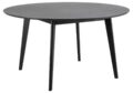Eetkamertafel Roxby - Zwart eiken fineer - Ø140 cm