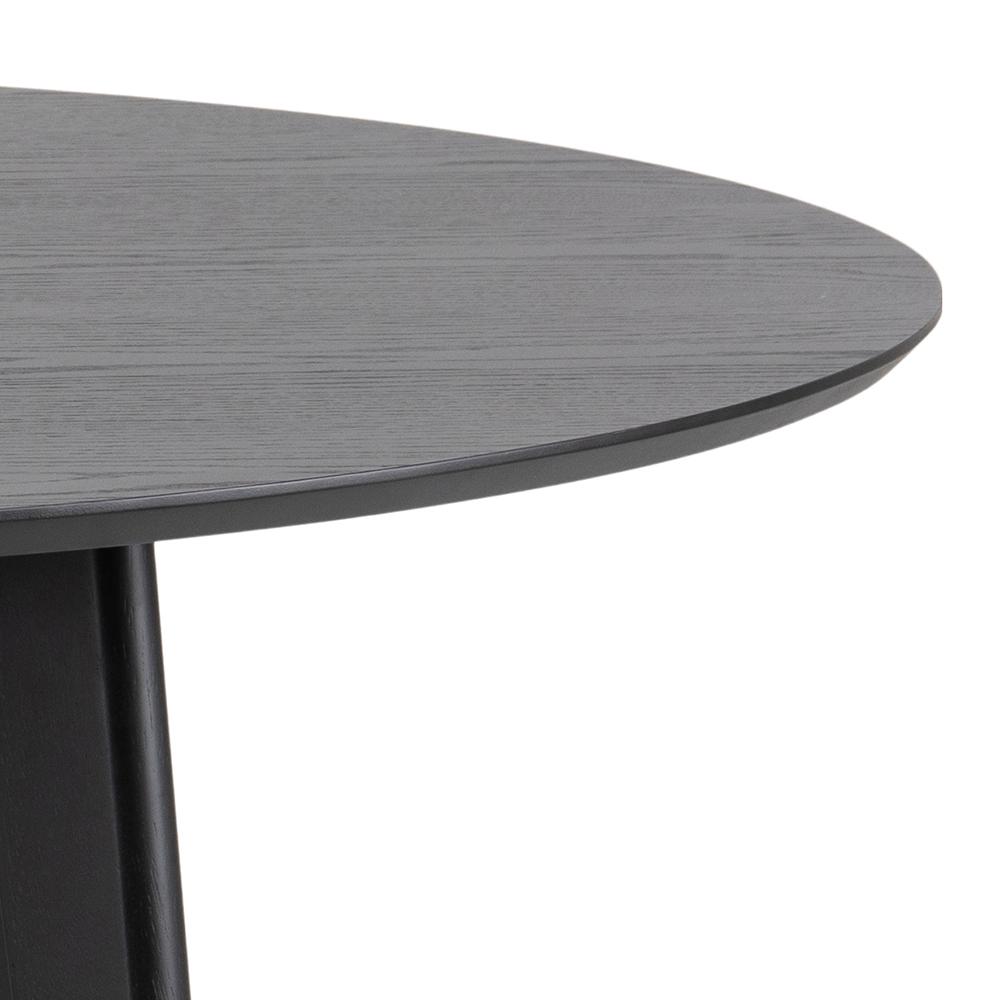 Eetkamertafel Roxby 8211 Zwart Eiken Fineer 8211 140 Cm Eetkamertafel Roxby 8211 Zwart Eiken Fineer 8211 140 Cm