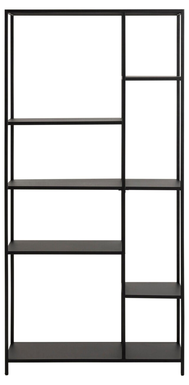 Boekenkast Newcastle 8211 Zwart Mat 8211 Metaal