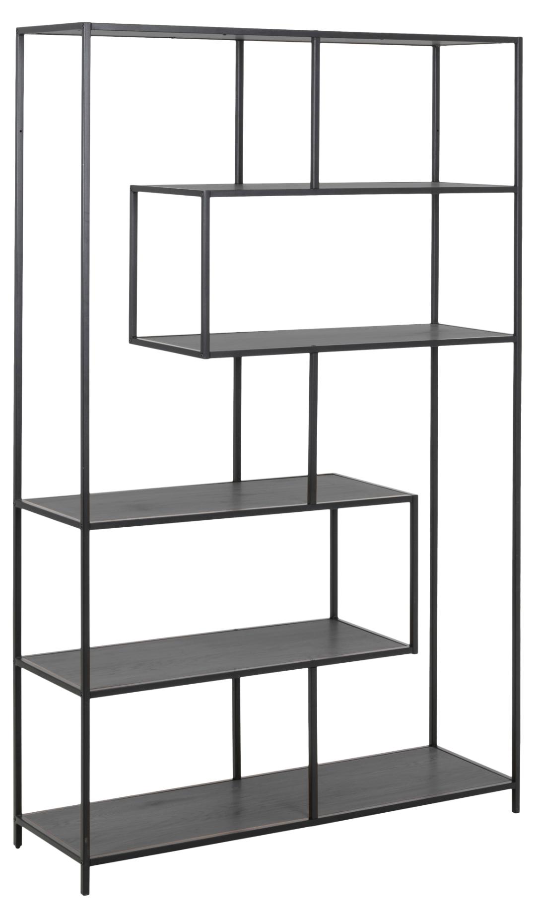 Boekenkast Seaford 8211 Zwart Melamine 8211 Metaal