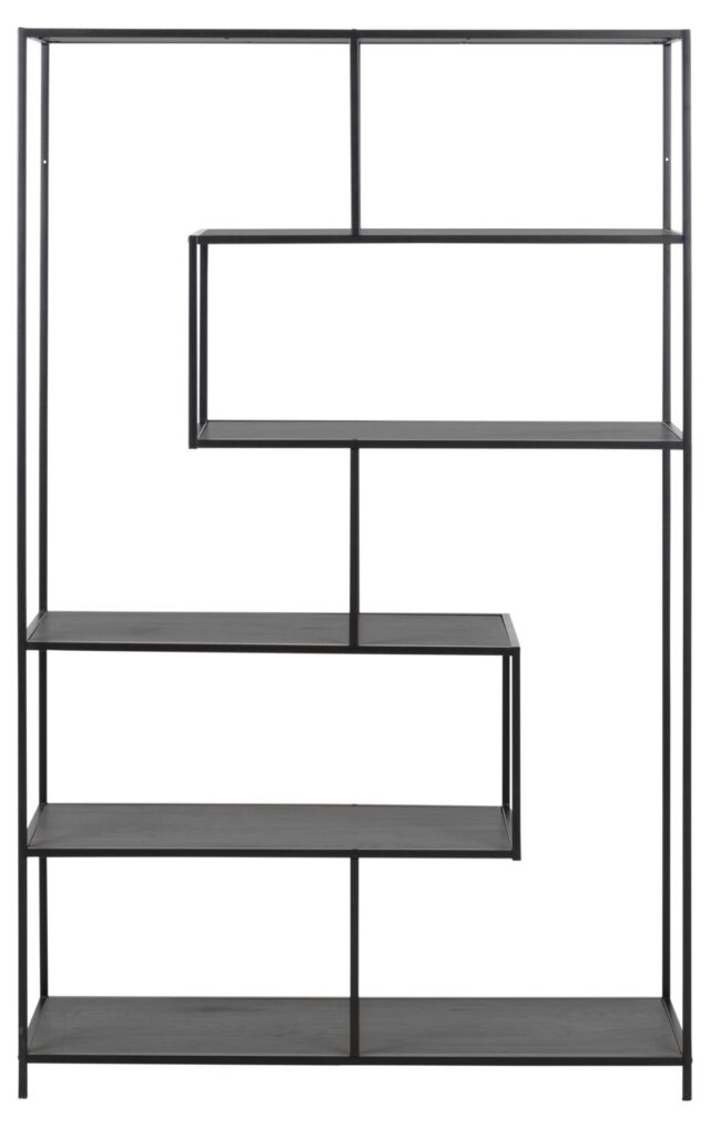 Boekenkast Seaford 8211 Zwart Melamine 8211 Metaal