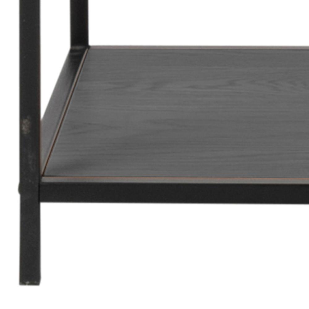 Boekenkast Seaford 8211 Zwart Melamine 8211 Metaal