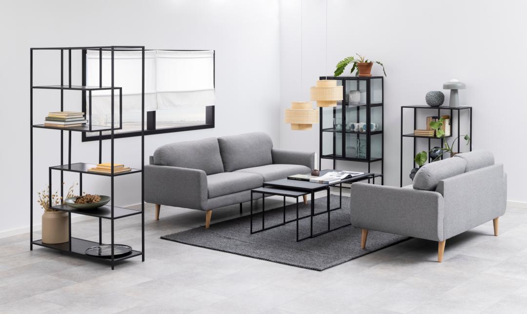 Boekenkast Seaford 8211 Zwart Melamine 8211 Metaal