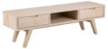 TV-dressoir A-Line - Wit geolied eikenfineer