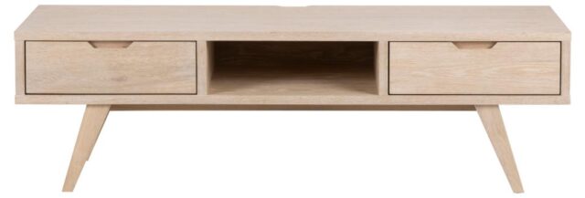 Tv Dressoir A Line 8211 Wit Geolied Eikenfineer