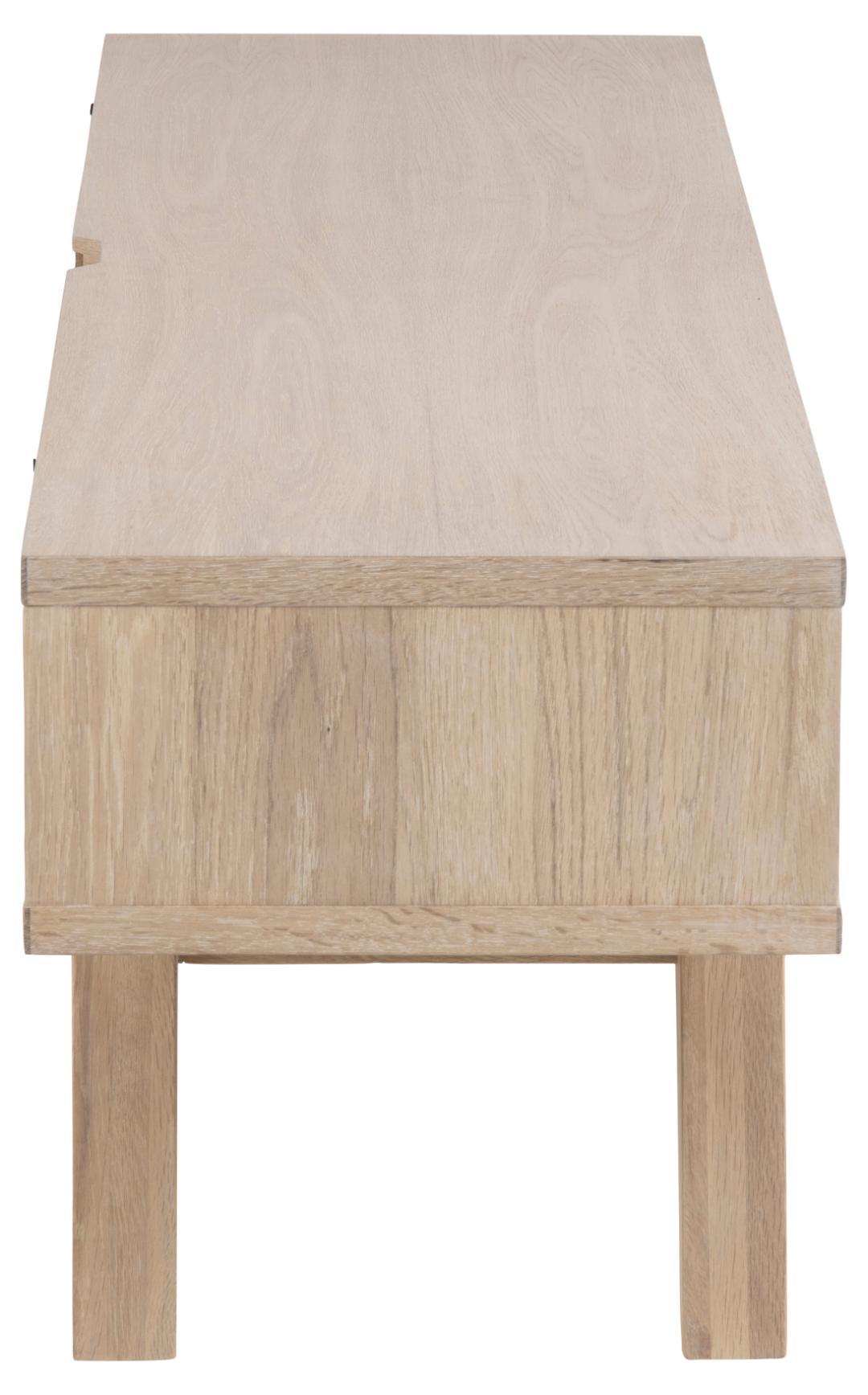 Tv Dressoir A Line 8211 Wit Geolied Eikenfineer
