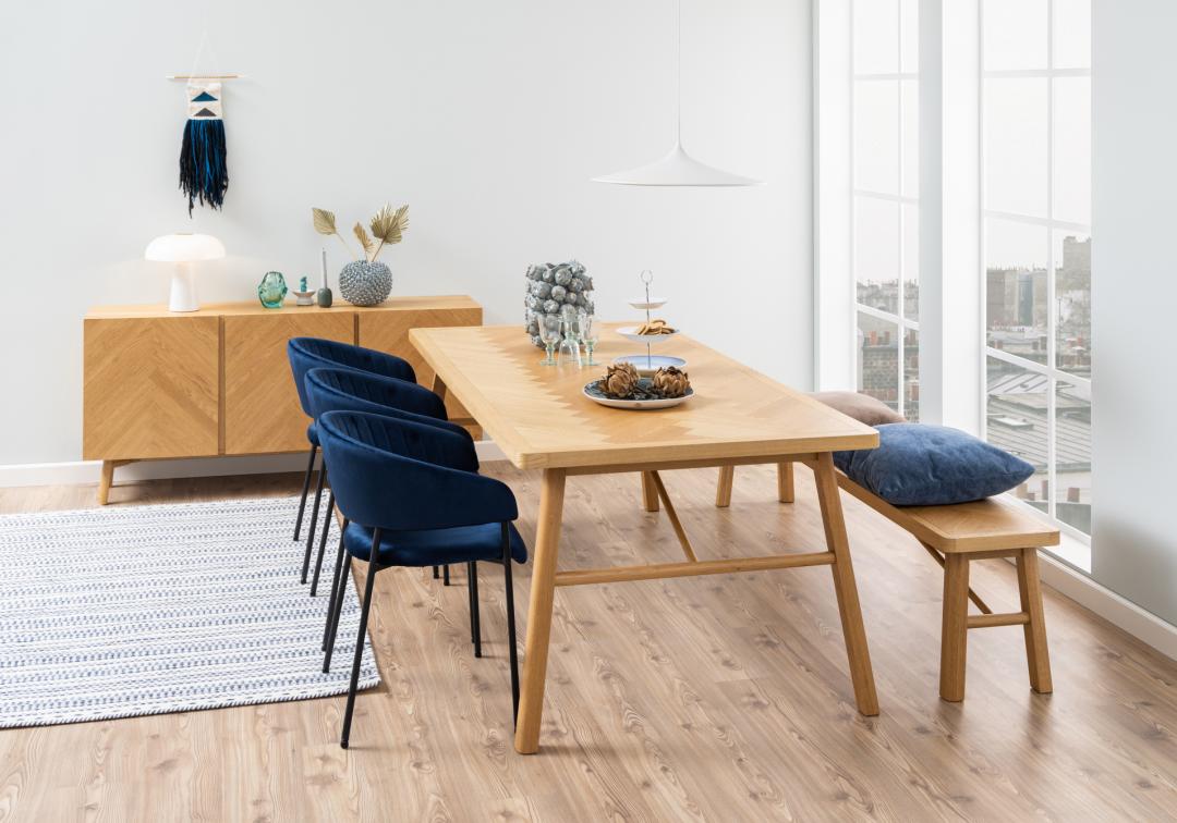 Eetbank Galway 8211 Mat Eikenhout Fineer