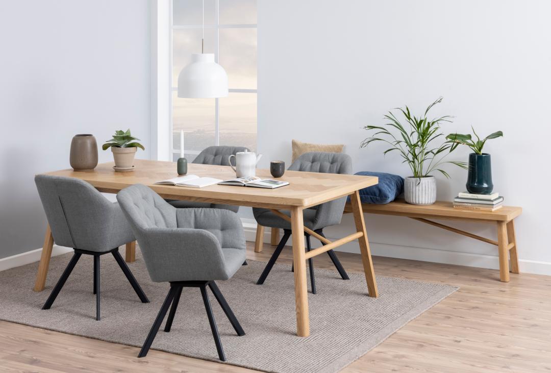 Eetbank Galway 8211 Mat Eikenhout Fineer