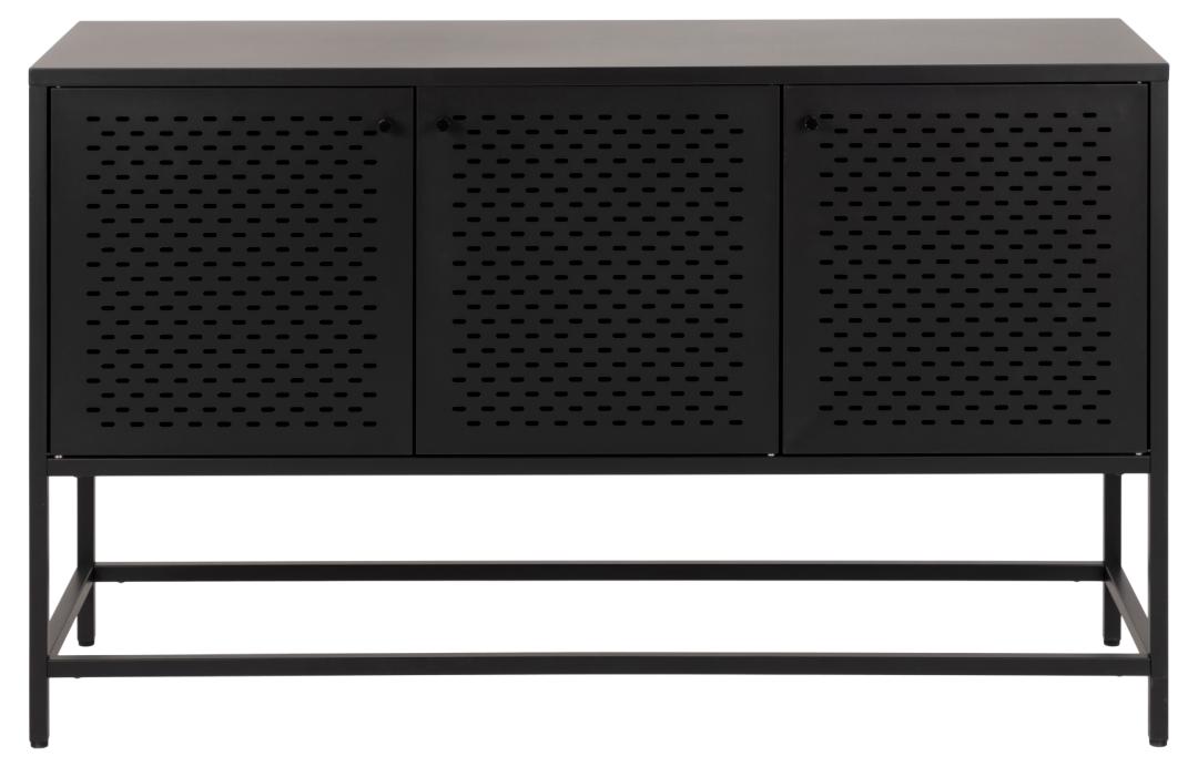 Dressoir Newcastle 8211 Zwart Metaal 8211 Gaas