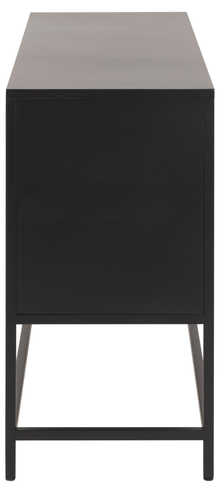 Dressoir Newcastle 8211 Zwart Metaal 8211 Gaas