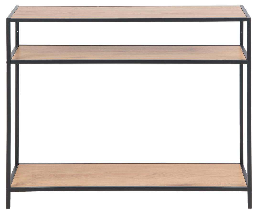 Haltafel Seaford 8211 Ruw Eiken Look 8211 Metaal