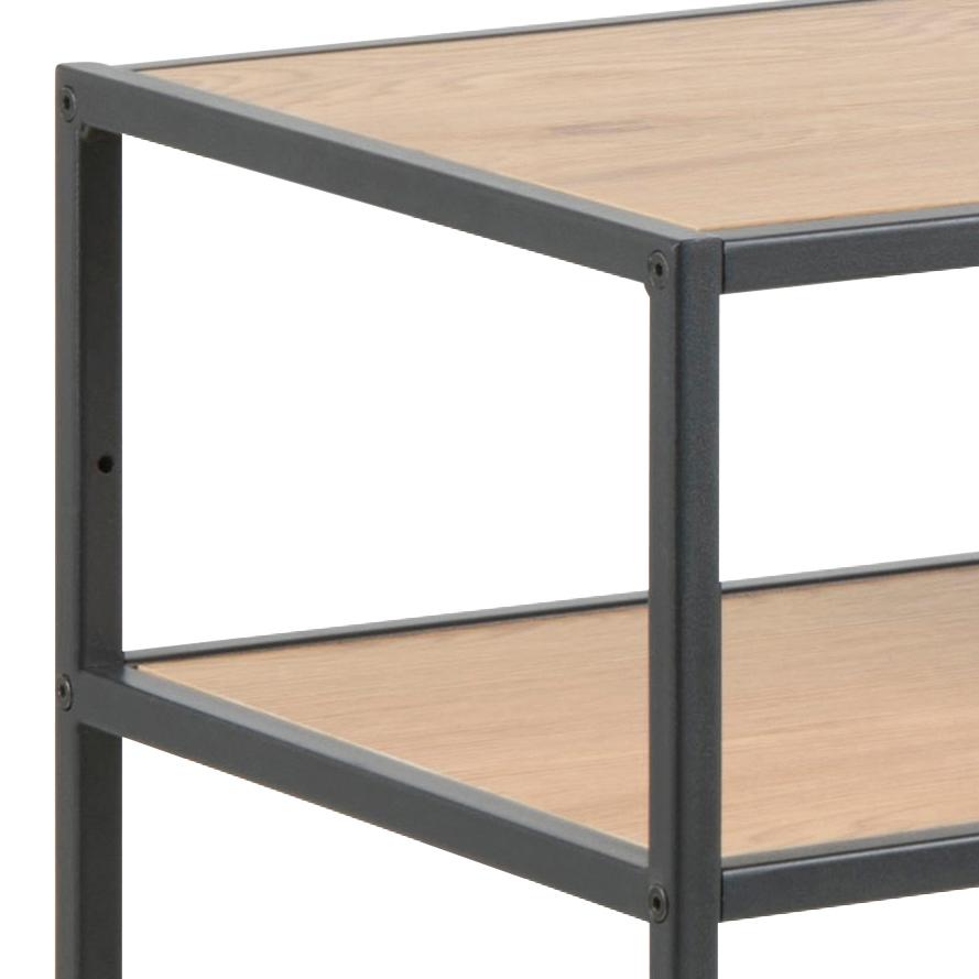 Haltafel Seaford 8211 Ruw Eiken Look 8211 Metaal