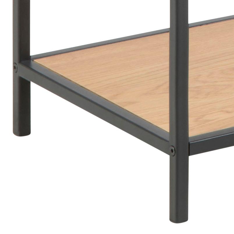 Haltafel Seaford 8211 Ruw Eiken Look 8211 Metaal