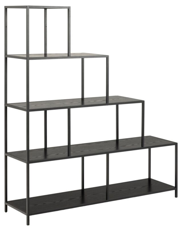Boekenkast Seaford 8211 Zwart Essen 8211 Metaal