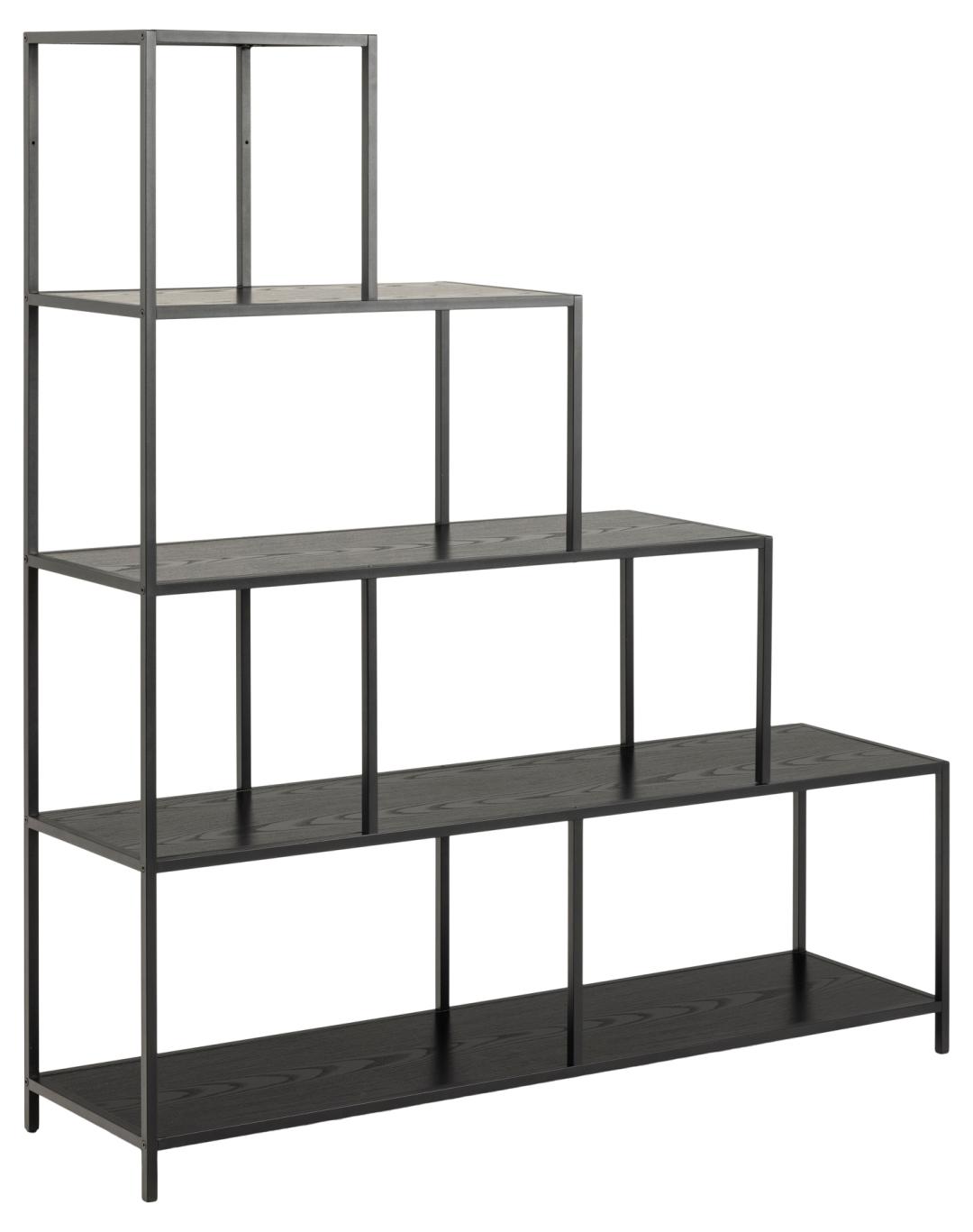 Boekenkast Seaford 8211 Zwart Essen 8211 Metaal