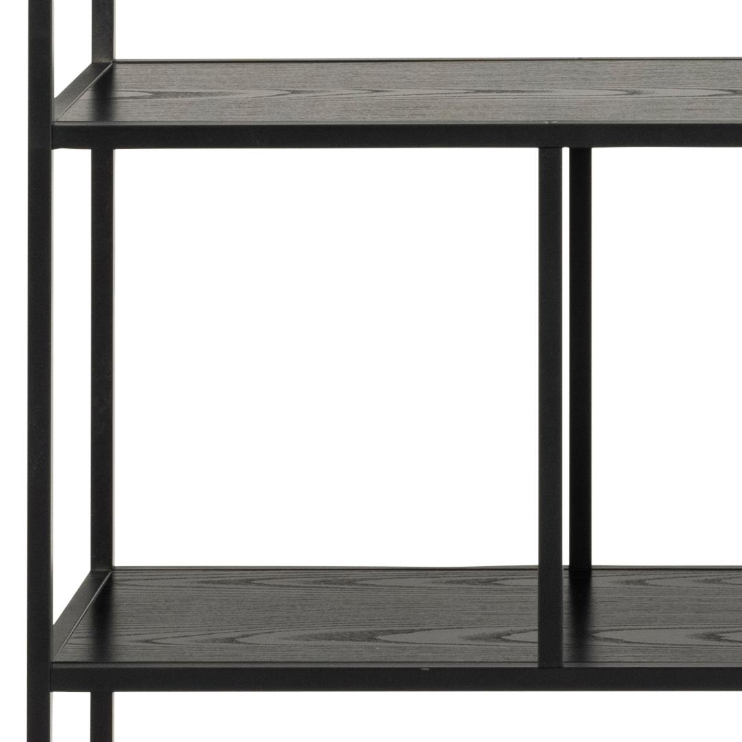 Boekenkast Seaford 8211 Zwart Essen 8211 Metaal