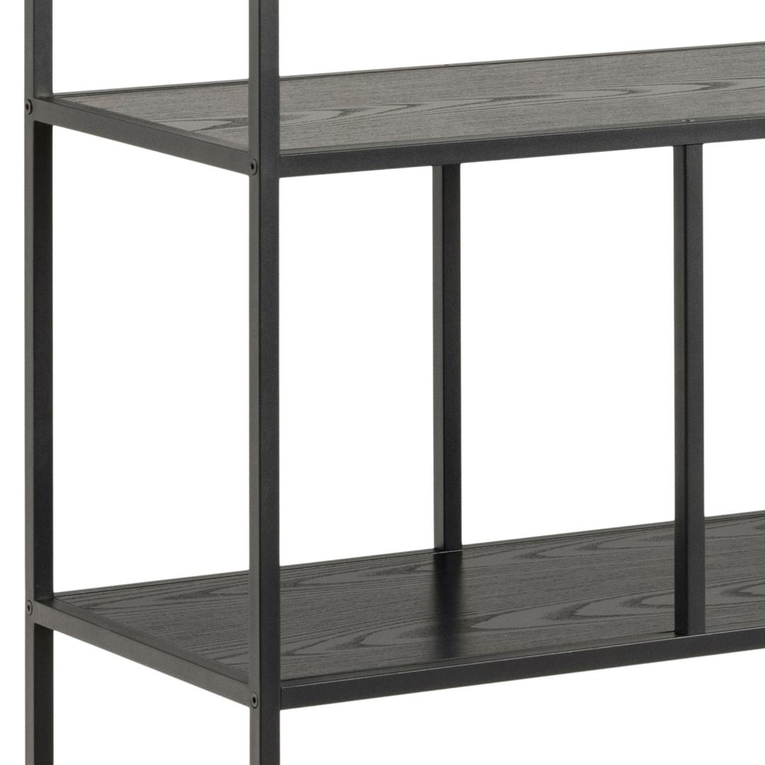 Boekenkast Seaford 8211 Zwart Essen 8211 Metaal