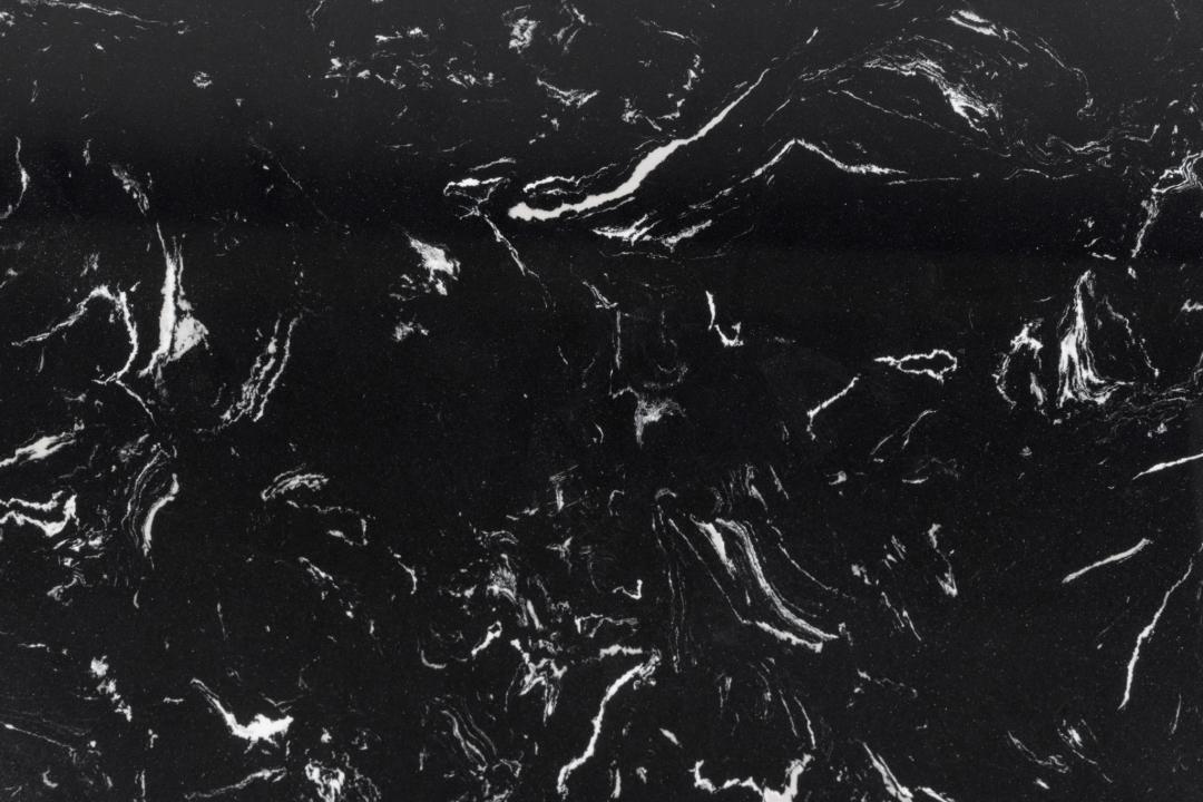 Bijzettafel Avila 8211 Zwart Gepolijst Kunstmarmeren Blad 8211 Metaal