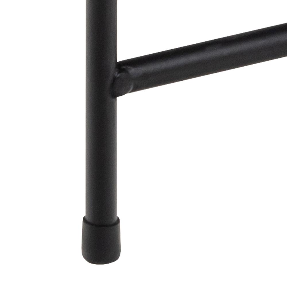 Bijzettafel Avila 8211 Zwart Gepolijst Kunstmarmeren Blad 8211 Metaal