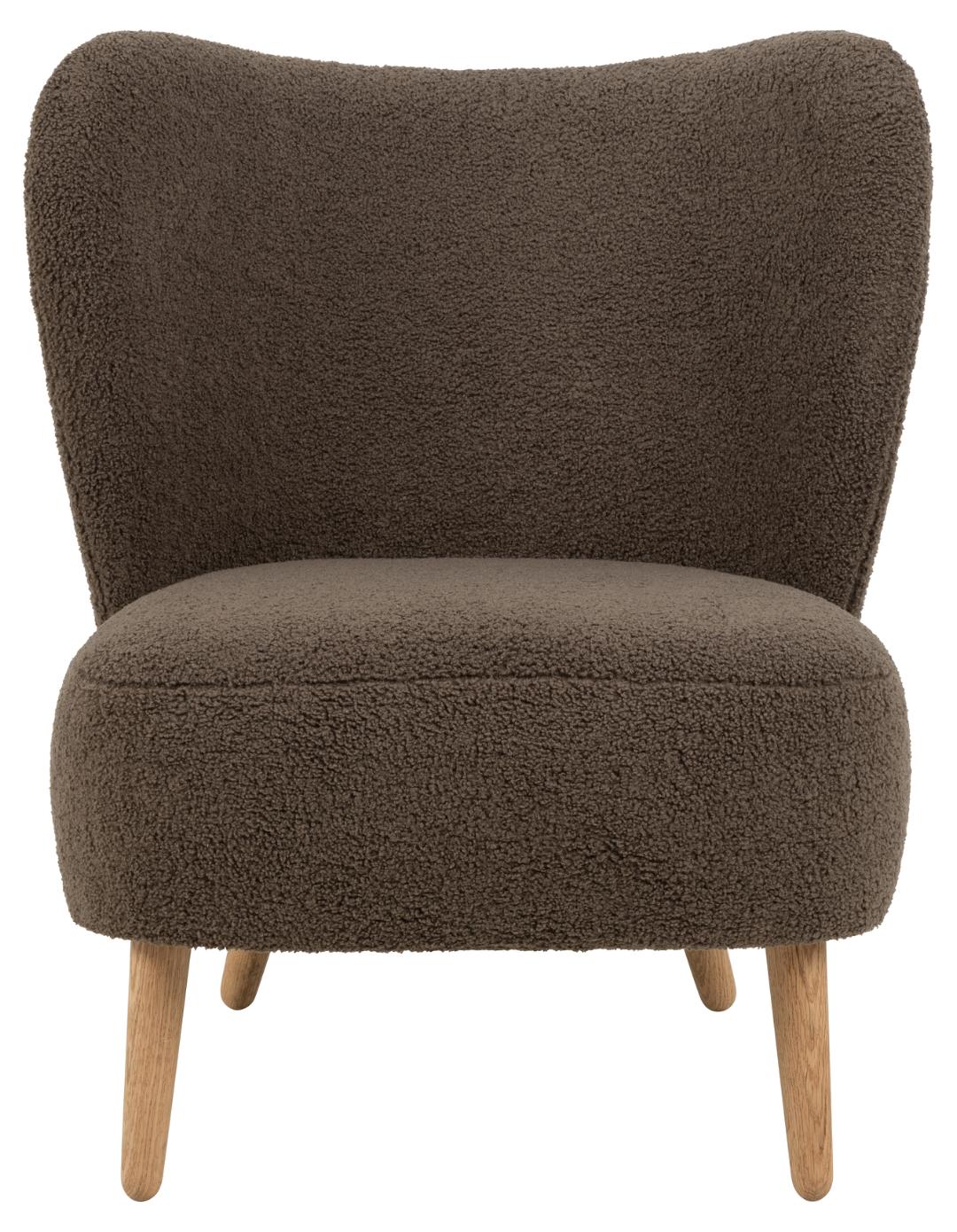 Loungestoel Elmont 8211 Stof Orson Bruin 8211 Eikenhout Loungestoel Elmont 8211 Stof Orson Bruin 8211 Eikenhout