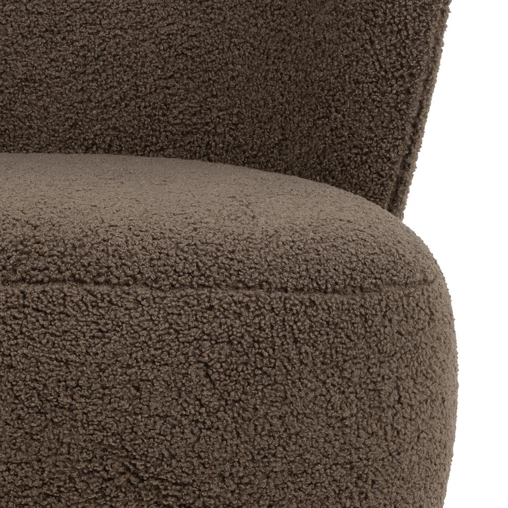 Loungestoel Elmont 8211 Stof Orson Bruin 8211 Eikenhout Loungestoel Elmont 8211 Stof Orson Bruin 8211 Eikenhout