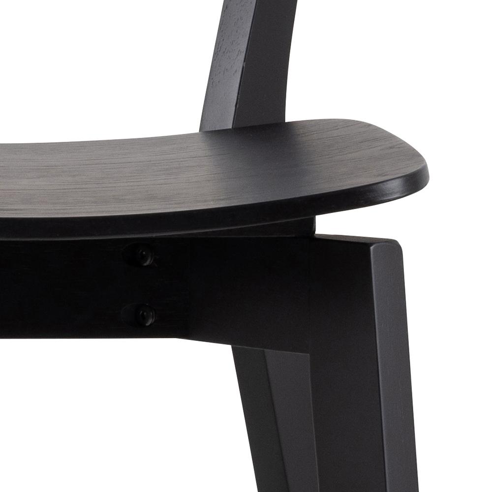 Barkruk Roxby 8211 Zwart Eiken Fineer Minimale Bestelling 2 Stuks