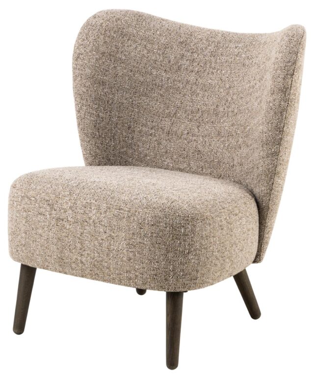 Loungestoel Elmont 8211 Stof Java Mokka 8211 Eikenhout Loungestoel Elmont 8211 Stof Java Mokka 8211 Eikenhout