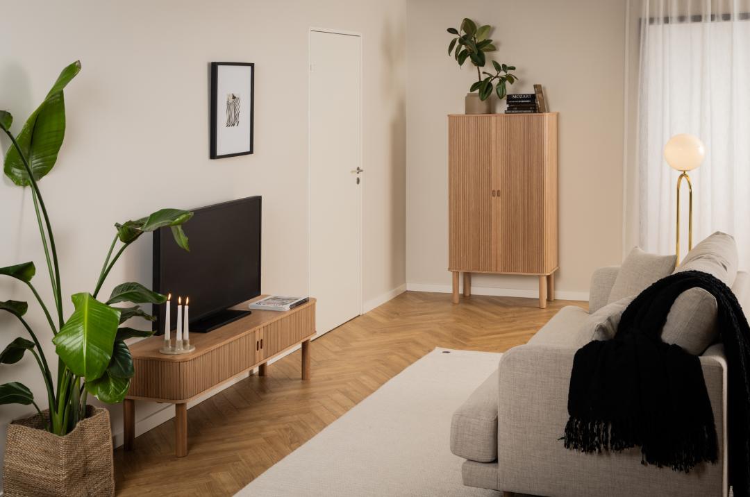 Tv Dressoir Langley 8211 Naturel Eikenhout