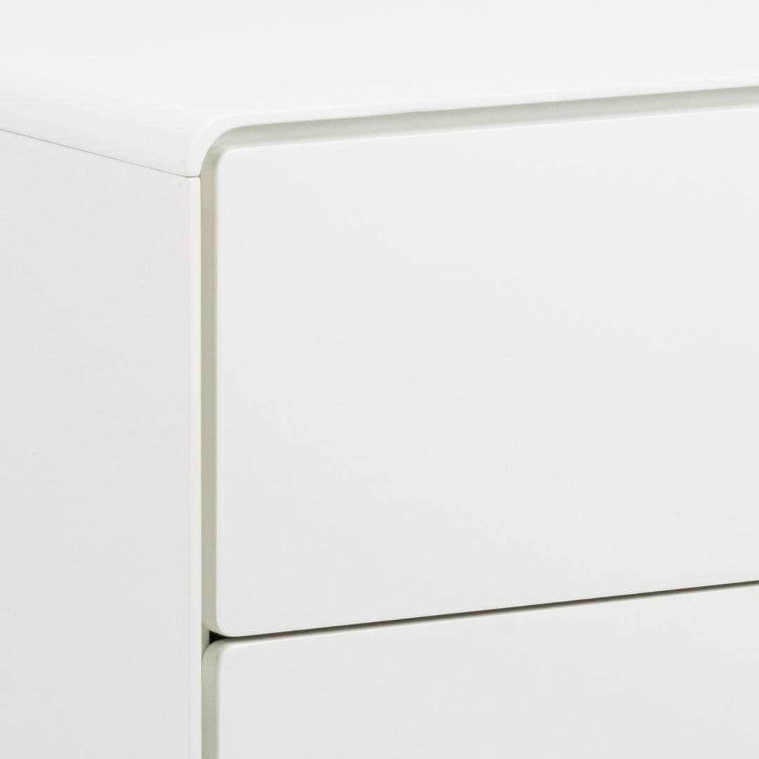 Ladekast Lowell 8211 Wit Mdf 8211 Eiken 8211 3 Laden