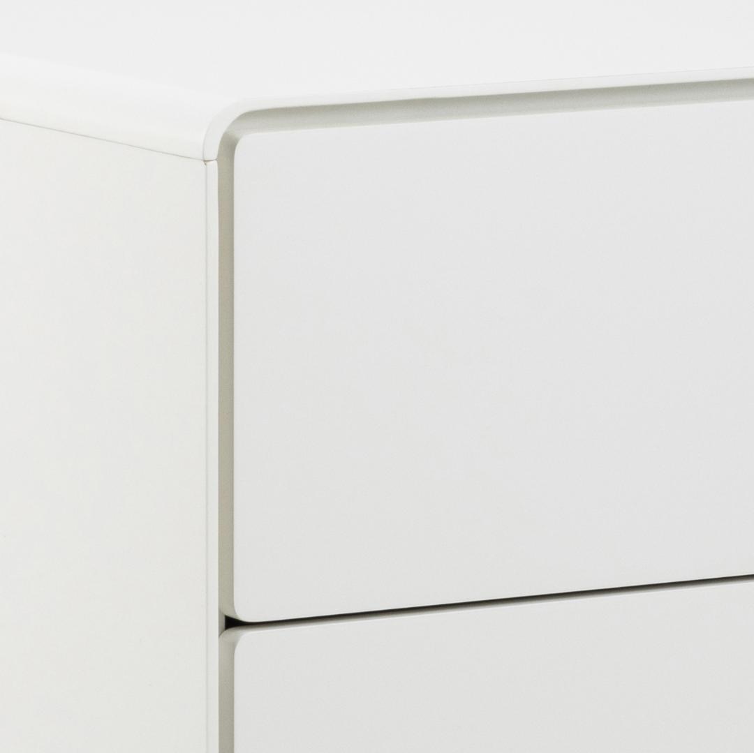 Ladekast Lowell 8211 Wit Mdf 8211 Eiken 8211 4 Laden Ladekast Lowell 8211 Wit Mdf 8211 Eiken 8211 4 Laden