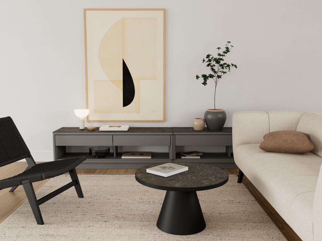 Loungestoel Carson 8211 Zwart Eikenhout 8211 Gevlochten Patroon