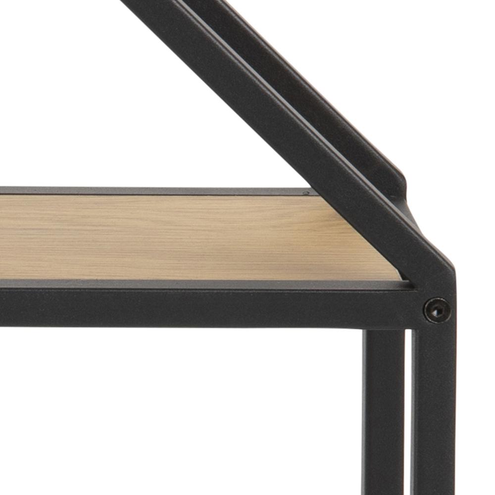 Wandplank Seaford 8211 Wild Eiken Melamine 8211 Metaal