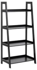 Boekenkast Wally - Zwart gelakt MDF