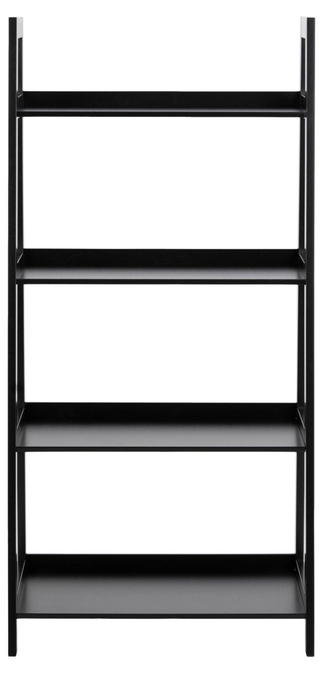 Boekenkast Wally 8211 Zwart Gelakt Mdf