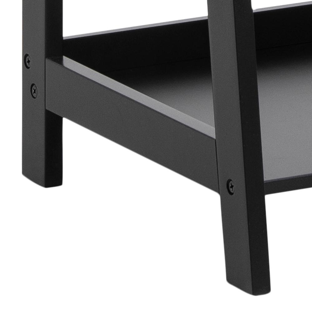 Boekenkast Wally 8211 Zwart Gelakt Mdf