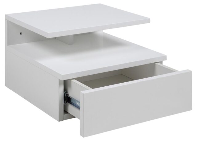 Nachtkastje Ashlan 8211 Wit Mdf Nachtkastje Ashlan 8211 Wit Mdf