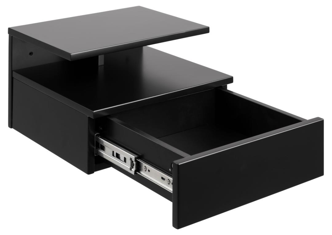 Nachtkastje Ashlan 8211 Zwart Mdf Nachtkastje Ashlan 8211 Zwart Mdf
