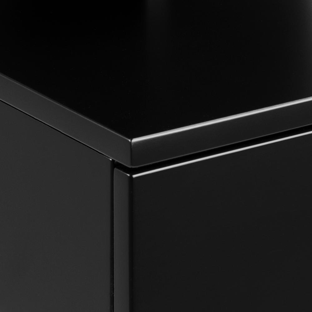 Nachtkastje Ashlan 8211 Zwart Mdf Nachtkastje Ashlan 8211 Zwart Mdf
