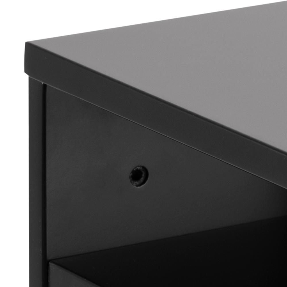 Nachtkastje Ashlan 8211 Zwart Mdf Nachtkastje Ashlan 8211 Zwart Mdf