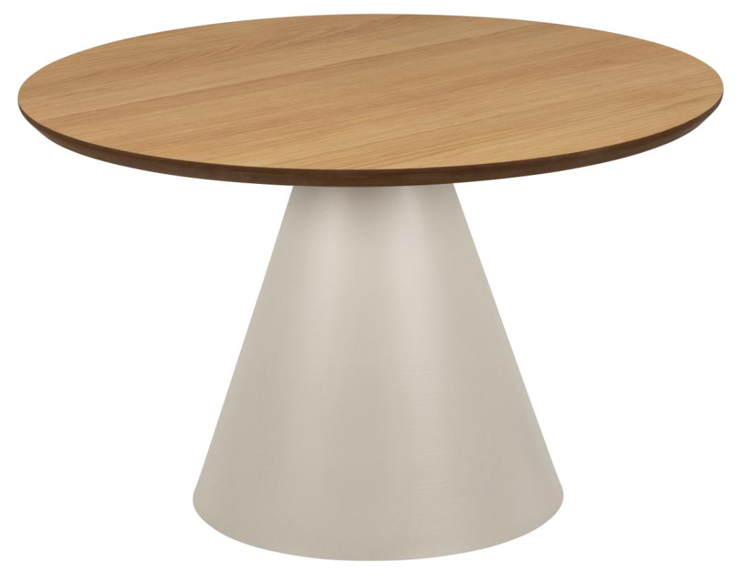 Salontafel Soli 8211 Mat Eikenhout 8211 Grijs Metaal