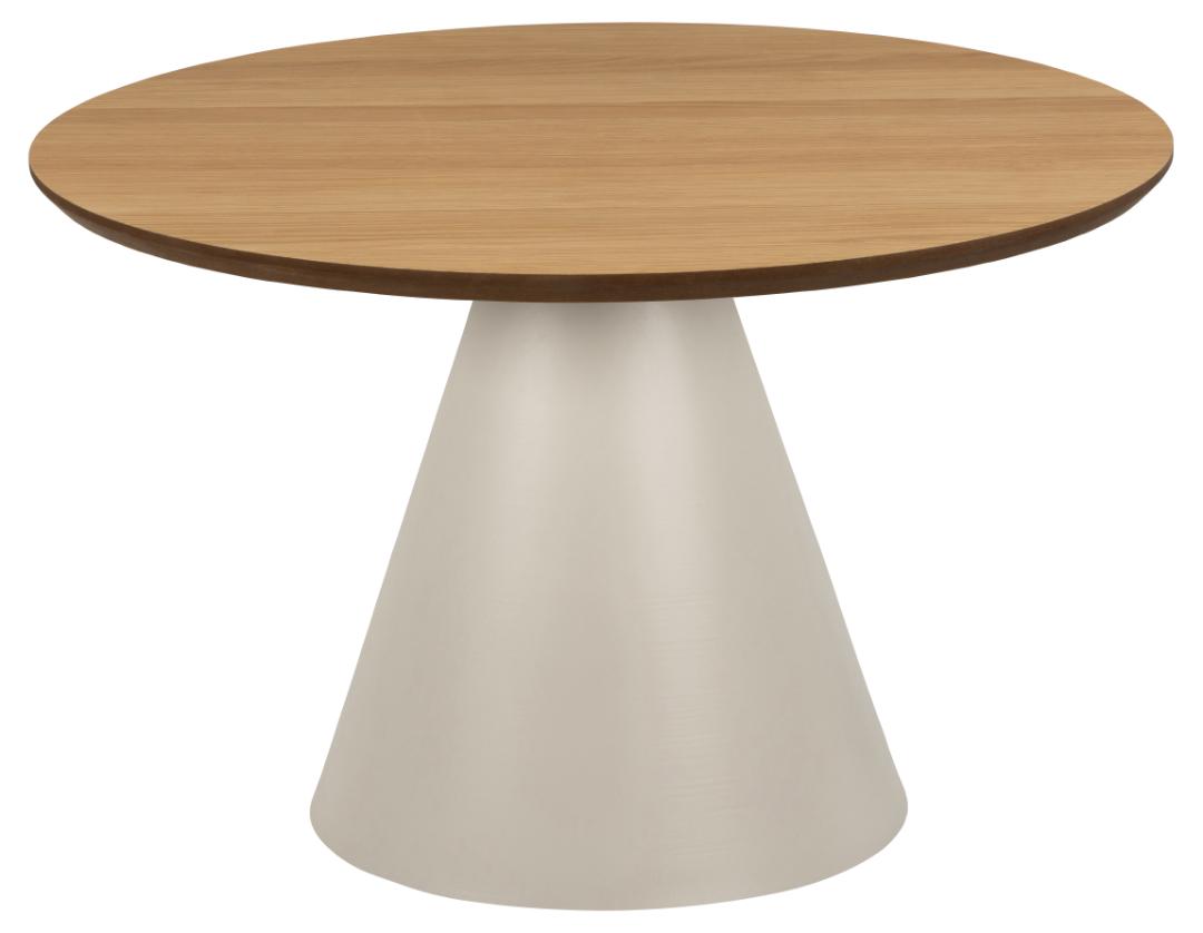 Salontafel Soli 8211 Mat Eikenhout 8211 Grijs Metaal