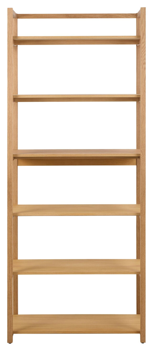 Boekenkast Ludza 8211 Eikenhout