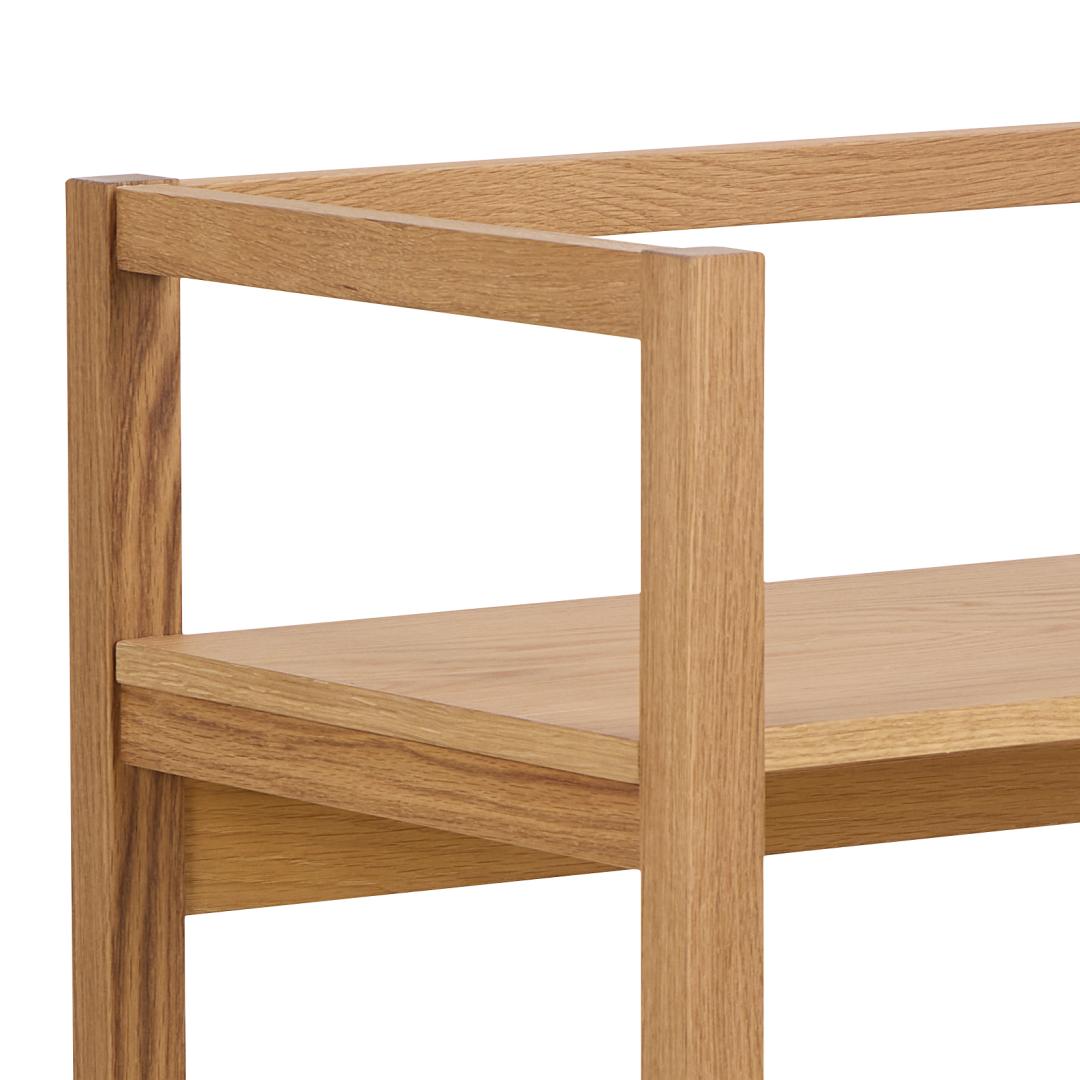 Boekenkast Ludza 8211 Eiken Fineer