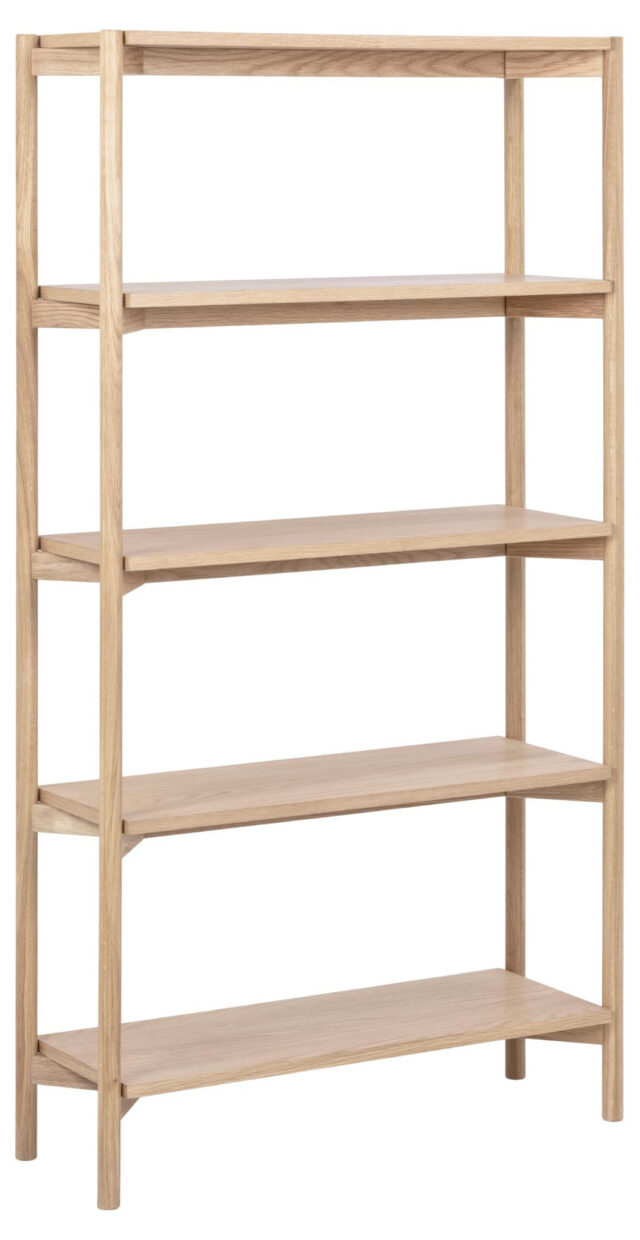 Boekenkast Braidwood 8211 Wit Geolied Eiken Hout