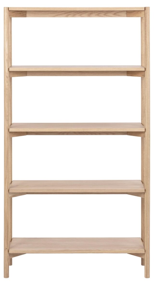 Boekenkast Braidwood 8211 Wit Geolied Eiken Hout