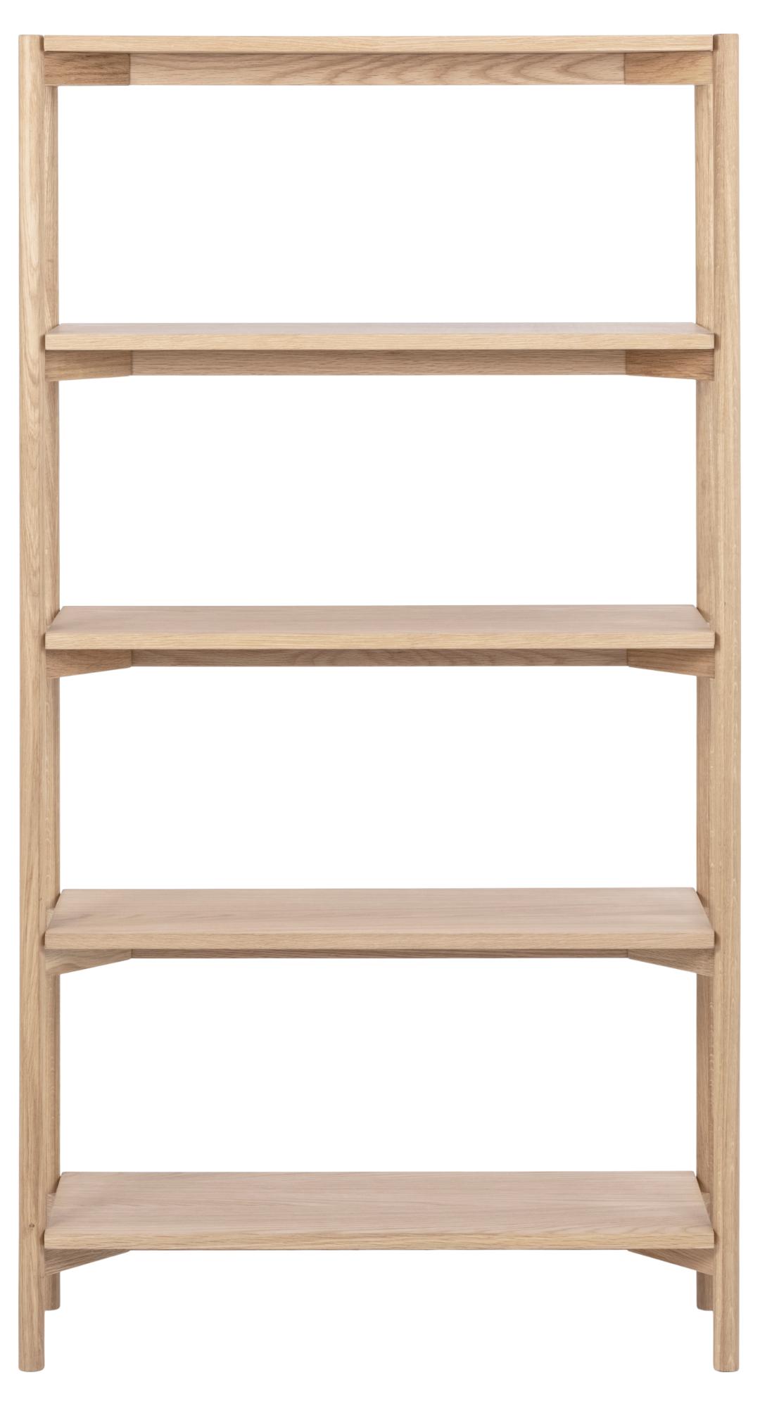 Boekenkast Braidwood 8211 Wit Geolied Eiken Hout